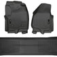 Husky Liners 2012.5 Ford SD Crew Cab WeatherBeater Combo Black Floor Liners (w/o Manual Trans Case)