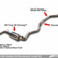 AWE Tuning BMW F30 320i Touring Exhaust &amp; Performance Mid Pipe - Chrome Silver Tip (102mm)