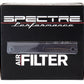 Spectre Adjustable Conical Air Filter 5-1/2in. Tall (Fits 3in. / 3-1/2in. / 4in. Tubes) - Black