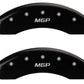 MGP 2 Caliper Covers MGP Black Finish Silver Characters 2018 Chevrolet Tahoe