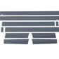 Putco 15-20 Ford F-150 Super Crew 6.5ft (4.25in Tall - 12pcs) Black Platinum Rocker Panels