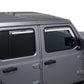 Putco 20-21 Jeep Gladiator JT/JL Element Chrome Window Visors (Set of 4)