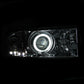 ANZO 1994-2001 Dodge Ram Projector Headlights w/ Halo Chrome