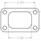 Cometic Turbo FLG T3/T4 Turbine Inlet Exhaust Gasket