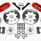 Wilwood Dynapro 6 Front Hub Kit 12.19in Drilled Red 79-81 Camaro
