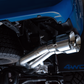 AWE 16-22 Toyota Tacoma 0FG Catback Exhaust w/ BashGuard - Dual Chrome Silver Tips