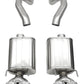 Corsa 06-13 Chevy Corvette C6 Z06 7.0L / 09-13 ZR1 6.2L Polished AxleBack Exhaust w/4.5in Twin Tips