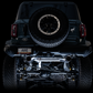 AWE Tuning 2021+ Ford Bronco 0FG Dual Rear Exit Exhaust w/Chrome Silver Tips & Bash Guard