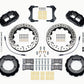 Wilwood Narrow Superlite 4R Front Hat Kit 12.88in Drilled 66-75 Ford Bronco Dana 30/44 w/Lines