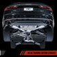 AWE Tuning Audi B9 A5 Touring Edition Exhaust Dual Outlet - Diamond Black Tips (Includes DP)