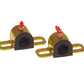 Prothane Universal Greasable Sway Bar Bushings - 22MM - Type A Bracket - Black