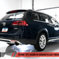 AWE Tuning VW MK7 Golf Alltrack/Sportwagen 4Motion Touring Edition Exhaust - Diamond Black Tips