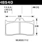 Hawk Wilwood 7112 ER-1 Motorsports Brake Pad Set