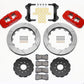 Wilwood AERO6 Front Hat Kit 15.00 Red 97-04 Corvette C5/Z06 05-13 C6