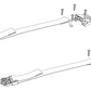 BAK Underside Buckle Ends & Strap Clips Qty 2 (w/ Hardware)