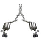 Corsa 18-20 Ford Mustang GT Convertible w/o Active Valves Sport Cat-Back w/ Black PVD 4in Tips