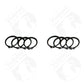 Yukon Gear (4) Full Circle Snap Rings / Fits Dana 60 733X U-Joint w/ Aftermarket Axle