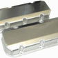 Moroso Chevrolet Big Block Valve Cover w/Billet Rail - No Logo - Exhaust & Intake Pockets - Aluminum