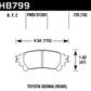 Hawk 14-16 Toyota Highlander HPS Rear Brake Pads