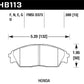 Hawk Honda/ Acura 88-91 Civic Wagon/90-91CRX Si/ 88-90 Prelude S HPS Street Front Brake Pads