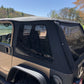 Rampage 18-21 Jeep Wrangler (JL) Unlimited Frameless TrailView Fastback Soft Top Kit - Black Diamond