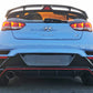 Rally Armor 19-22 Hyundai Veloster N Black UR Mud Flap w/ White Logo