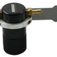 Moroso 08-14 Cadillac CTS-V Air/Oil Separator Catch Can - Small Body - Billet Aluminum -Black Finish