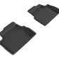 3D MAXpider 2014-2019 Mini Hardtop 4-Door Kagu 2nd Row Floormats - Black