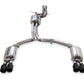 AWE Tuning Audi C7.5 A6 3.0T Touring Edition Exhaust - Quad Outlet Diamond Black Tips