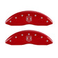 MGP 4 Caliper Covers Engraved Front RAM Engraved Rear RAMHEAD Red finish silver ch