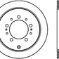 Stoptech 08-17 Toyota Land Cruiser / 08-17 Lexus LX Rear Premium Cryo Rotor