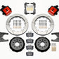 Wilwood Combination Parking Brake Rear Kit 12.88in Red 2005-2014 Mustang