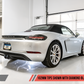 AWE Tuning Porsche 718 Boxster / Cayman Touring Edition Exhaust - Diamond Black Tips