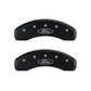 MGP 4 Caliper Covers Engraved Front & Rear Oval logo/Ford Red finish silver ch