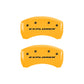 MGP 4 Caliper Covers Engraved Front & Rear Explorer Yellow finish black ch