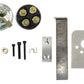 Moroso Battery & Alternator Disconnect Switch Mounting Kit w/Switch - Morse Cable