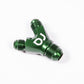 Radium Engineering Dual 6AN to 8AN Y-Adapter Block Fitting