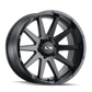 ION Type 143 17x9 / 8x165.1 BP / 18mm Offset / 125.2mm Hub Matte Black Wheel