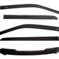 AVS 07-18 Jeep Wrangler Unlimited Ventvisor & Aeroskin Deflector Combo Kit - Matte Black