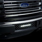 Putco 11-14 Ford F-150 - EcoBoost Bumper Grille Insert - Black SS Diamond w/ 10in Luminix Light Bar