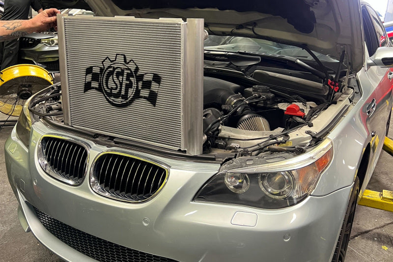 CSF 06-10 BMW E60 M5 / 06-10 BMW E63/E64 M6 Full Billet Aluminum High-Performance Radiator