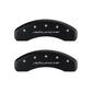 MGP 4 Caliper Covers Engraved Front & Rear Avalanche Red finish silver ch