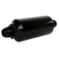 Aeromotive In-Line Filter - (AN -10 Male) 10 Micron Fabric Element Bright Dip Black Finish