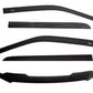 AVS 15-18 Chevy Silverado 2500 Crew Cab Ventvisor & Aeroskin Deflector Combo Kit - Matte Black