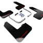 Rally Armor 19-21 Hyundai Elantra N Line Black UR Mud Flap w/ Red Logo