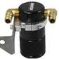 Moroso Chrysler 5.7L (w/Aftermarket Intake) Air/Oil Separator Catch Can - Billet Aluminum - Black