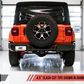 AWE Tuning 2018+ Jeep Wrangler JL/JLU Tread Edition Axle-Back Dual Exhaust - Diamond Black Tips