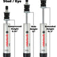 Ridetech HQ Series Shock Absorber Single Adjustable 5.75in Stroke Eye/Stud Mounting 9.55in x 15.3in