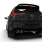 Rally Armor 2022 MK8 Volkswagen Golf GTI/R Black UR Mud Flap w/ Blue Logo