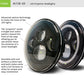 DV8 Offroad 07-18 Jeep Wrangler JK LED Projector Headlights w/ Angel Eyes